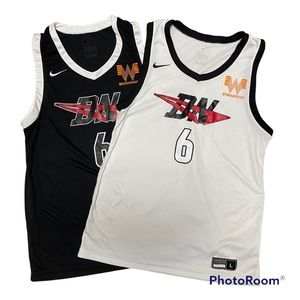 Drive Nation Nike Black and White Game Jerseys BUNDLE; Men’s Large; EUC